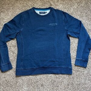 Vineyard Vines Men’s Surfside Crewneck Sweatshirt Indigo Blue 100% Cotton Size M
